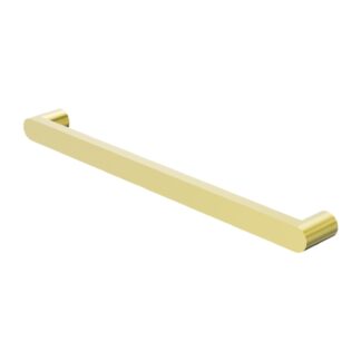 Nero Bianca 240V Single Heated Towel Rail Brushed Gold