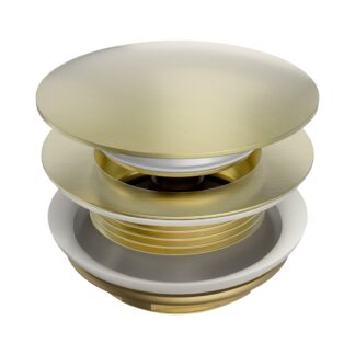 Nero Short Pop Up Bath Waste 40mm Brushed Gold