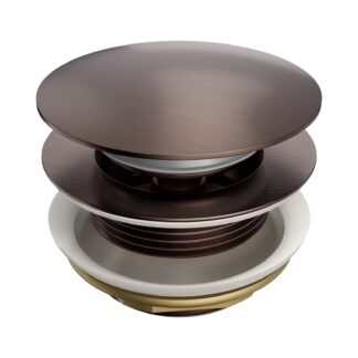Nero Short Pop Up Bath Waste 40mm Brushed Bronze
