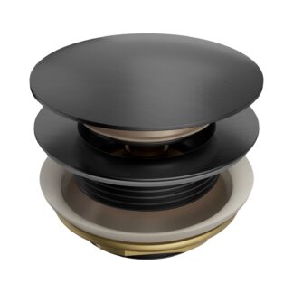 Nero Short Pop Up Bath Waste 40mm Gun Metal