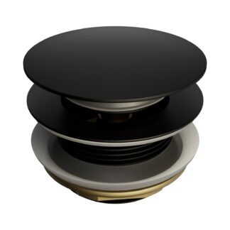 Nero Short Pop Up Bath Waste 40mm Matte Black