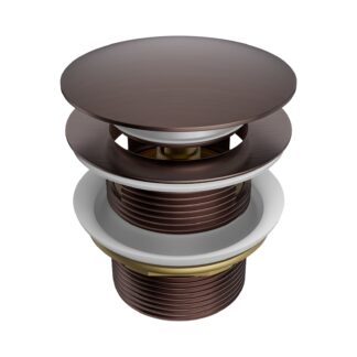 Nero Pop Up Bath Waste 40mm With Overflow Brushed Bronze