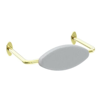 Nero Mecca Care DDA Toilet Backrest Brushed Gold