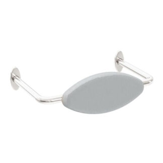 Nero Mecca Care DDA Toilet Backrest Brushed Nickel