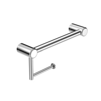 Nero Mecca Care 25mm Toilet Roll Rail 300mm Chrome