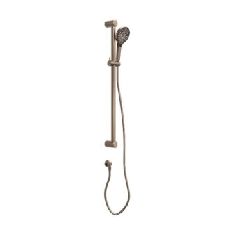 Nero Mecca Care 32mm Grab Rail and Adjustable Shower Rail Set 900mm Brushed Bronze