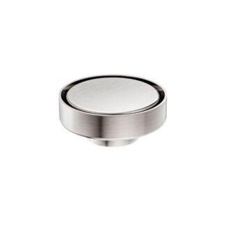 Nero 100mm Round Tile Insert Floor Waste 50mm Outlet Brushed Nickel