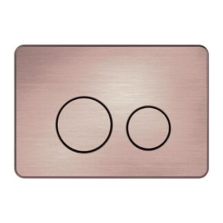 Nero In Wall Toilet Push Plate Brushed Bronze