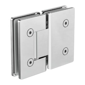 Nero 180 Degree Glass to Glass Shower Hinge 10mm Glass Chrome