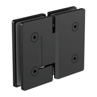Nero 180 Degree Glass to Glass Shower Hinge 10mm Glass Matte Black