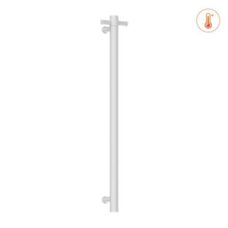 Nero Heated Vertical Towel Rail Matte White
