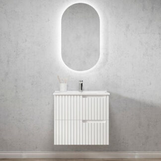 Otti Noosa Wave Board Wall Hung Vanity with Slimline Ceramic Top