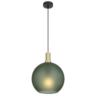 Telbix Patino 30cm Pendant Light E27 Green