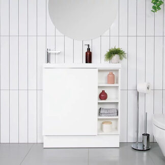 ADP Petite Shelf Vanity with Kickboard