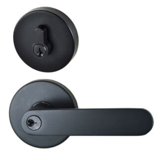Nidus Spring Combination Entry/Deadbolt Set Matte Black