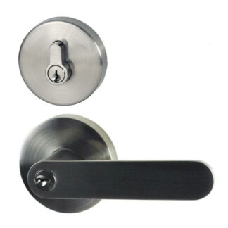 Nidus Spring Combination Entry/Deadbolt Set Brushed Nickel