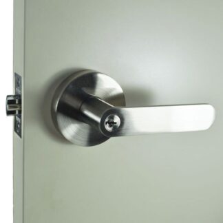 Nidus Spring Entrance Key In Lever Set Brushed Nickel