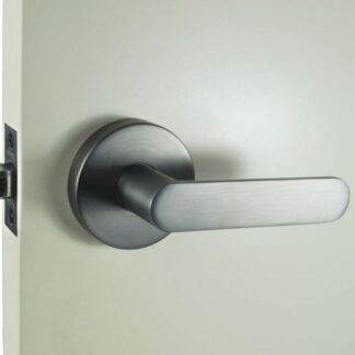 Nidus Spring Passage Lever Set With Latch Graphite Grey