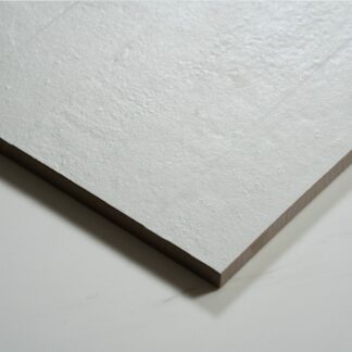 Sample of Plastra Linea White Matte Porcelain Tile 450 x 900mm