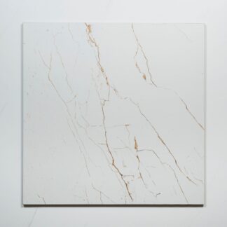 Sereno White Marble Grain Honed Porcelain Tile 600 x 600mm