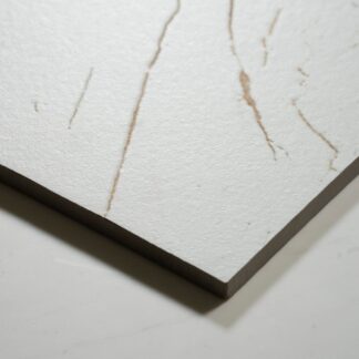 Sample of Sereno White Marble Grain Honed Porcelain Tile 600 x 600mm