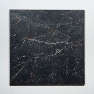 Sereno Black Marble Grain Honed Porcelain Tile 600 x 600mm