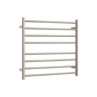 Thermogroup Thermorail Straight/Round 750x700mm 8 Bars - Brushed Nickel