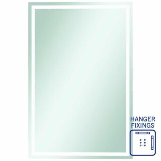 Thermogroup Rectangle Mirror with Sandblasted Border 1500x900mm