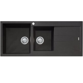 Oliveri Santorini 1 & 3/4 Bowl Topmount Sink With Drainer