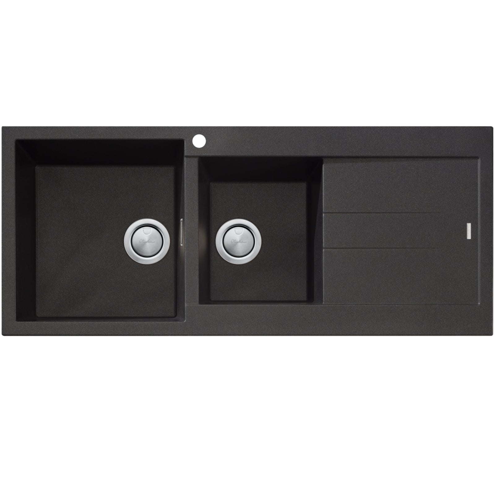 Oliveri Santorini 1 & 3/4 Bowl Topmount Sink With Drainer