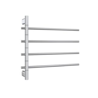 Thermogroup Thermorail Swivel Straight/Round 595x540x104mm 40Watts 4Bars - Polished Stainless Steel