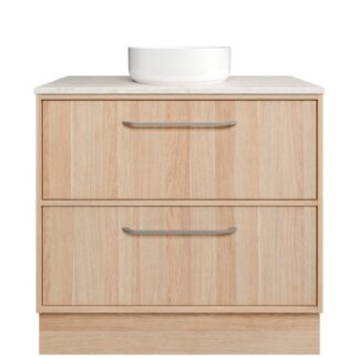 Timberline Taro Floor Standing Vanity with SilkSurface Top and Above Counter Basin
