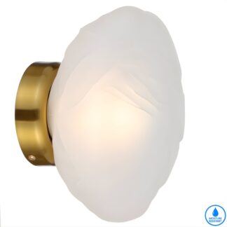 Telbix Zecca Wall Light G9 Gold Frost