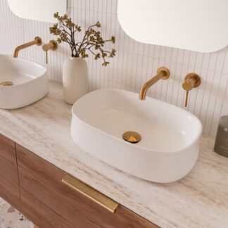 ADP Hewitt 460 x 330 Above Counter Basin Gloss White
