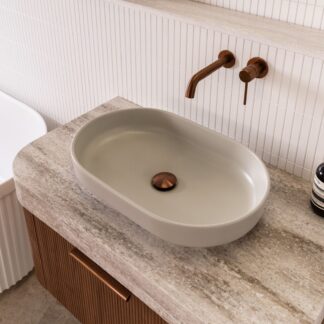ADP Marilyn 550 x 350 Above Counter Basin Matte Concrete
