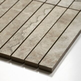 Sample of Valerie Grey Porcelain Finger Mosaics