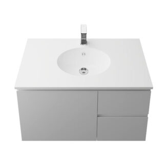 Amara 445 x 335 Gloss White Mineral Composite - UPGRADE FEE
