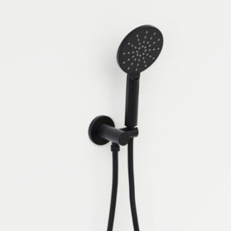 Indigo Ciara Hand Shower with Adjustable Bracket Matte Black