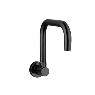 Indigo Elite X Wall Sink Spout Matte Black