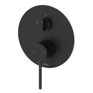 Indigo Alisa Bath/Shower Mixer With Diverter Matte Black