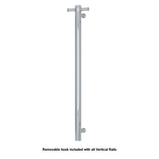 Thermogroup Thermorail Straight/Round Non-Heated Vertical Bar 900x142x100mm With Optional Hook