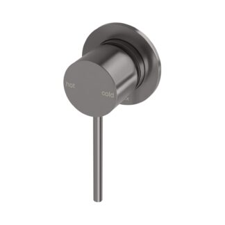 Phoenix Vivid Slimline SwitchMix Shower / Wall Mixer 60mm Backplate Brushed Carbon (Complete Kit)