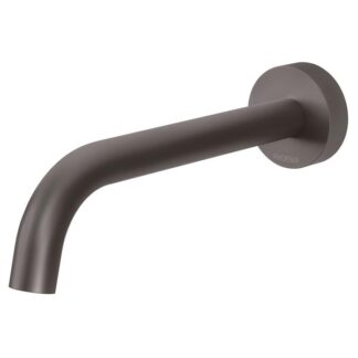 Phoenix Vivid Slimline Wall Bath Outlet 180mm Curved - Gun Metal
