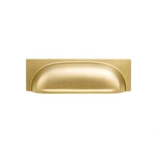 Turner Hastings Verese Cup Pull Handle Brushed Brass