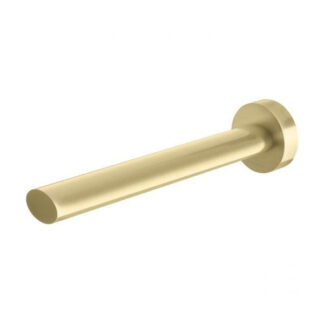 Phoenix Vivid Slimline Oval Basin/Bath Outlet Brushed Gold 180mm