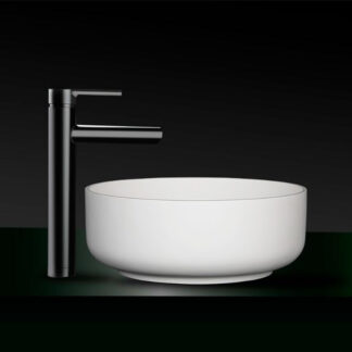 Kaskade Kolo 385mm Round Benchtop Stone Basin