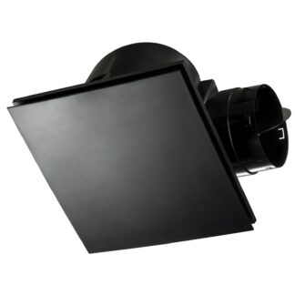 Fanco Hybrid 250 Square Exhaust Fan Black