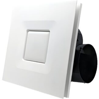 Fanco Hybrid 250 Square Exhaust Fan with with LED White