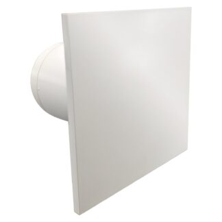 Fanco Dynamic Wall/Ceiling 100mm Duct Square Exhaust Fan Matte White