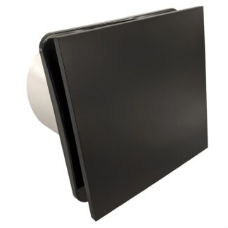 Fanco Dynamic Wall/Ceiling 150mm Duct Square Exhaust Fan Matte Black